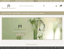 Tablet Screenshot of montroscosmetics.com